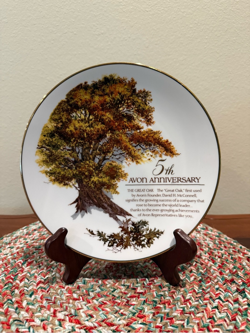 Avon award plate